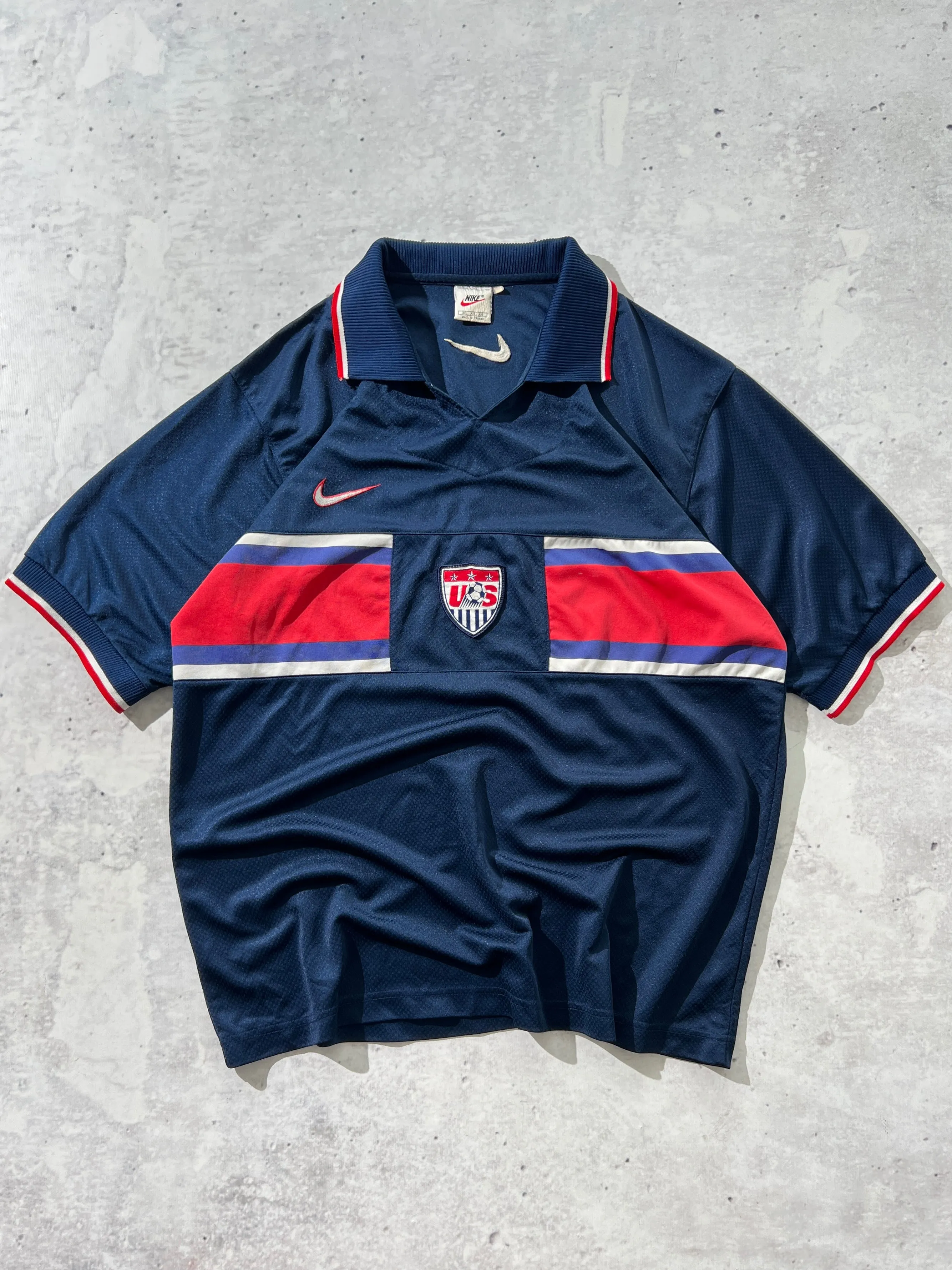 1995 Nike USA football away shirt (XL)