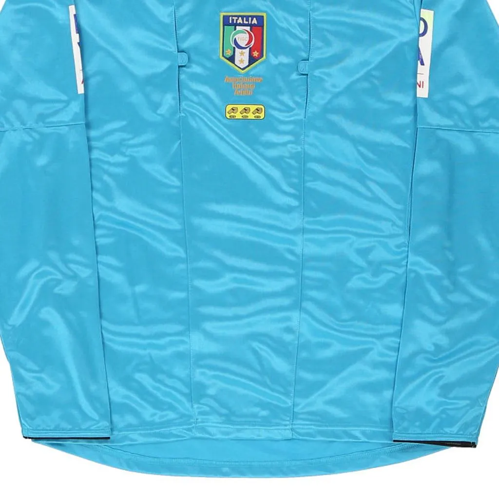 2015-16 Italy Referee Diadora Football Football Shirt - Small Blue Polyester