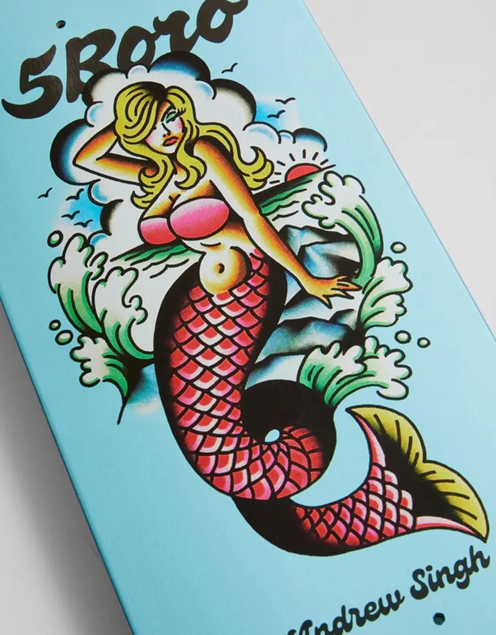 5boro Singh 5B Mermaid Skateboard Deck - 8.375