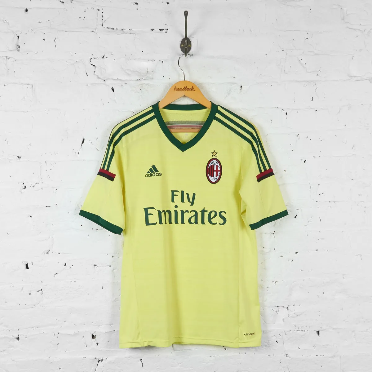 AC Milan 2014 Third Football Shirt - Yellow - M