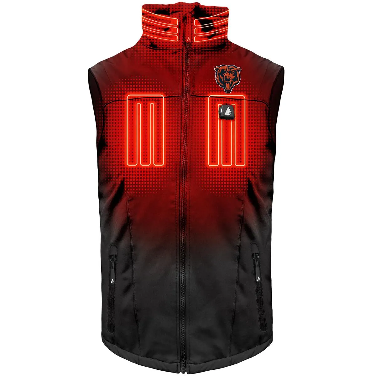 ActionHeat Chicago Bears 5V Men's Softshell Battery Heated Vest