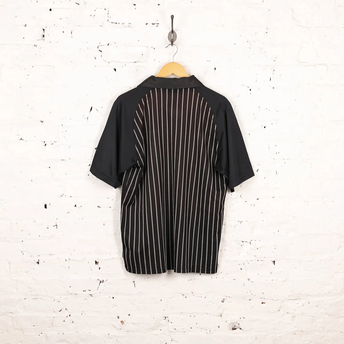 Adidas 90s Football Referee Shirt - Black - M