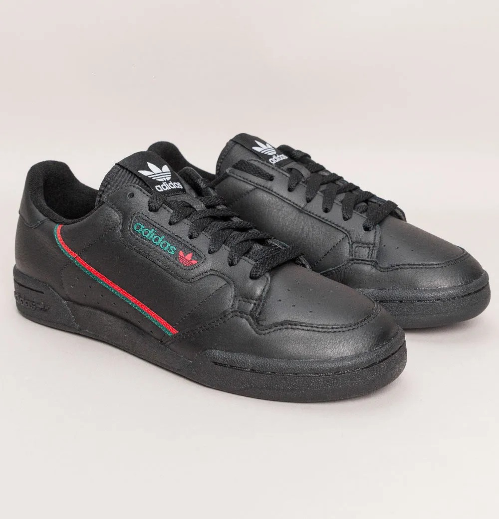 Adidas Continental 80 Trainers Black/Scarlet