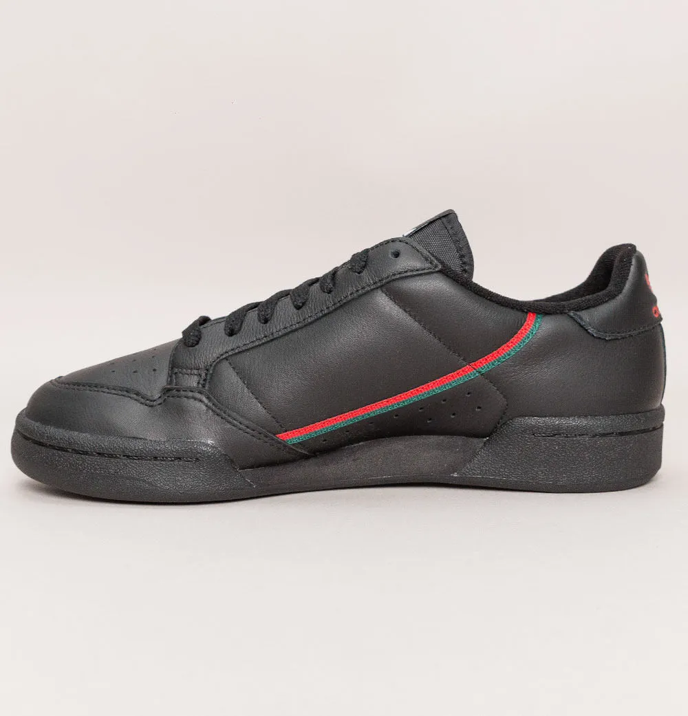 Adidas Continental 80 Trainers Black/Scarlet