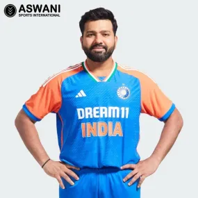 adidas India Match Jersey, Mens T20 Player Edition Cricket Shirt 2024