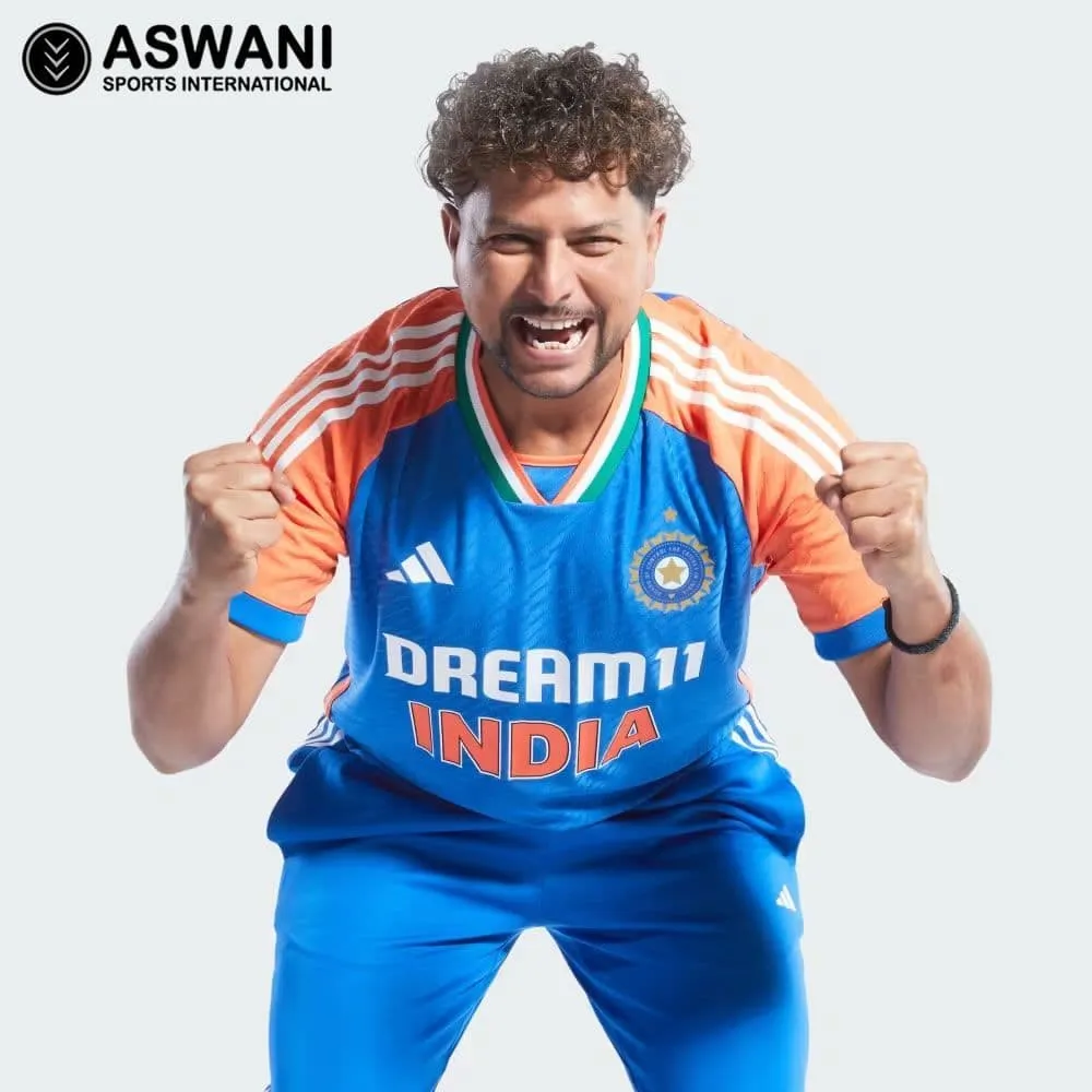 adidas India Match Jersey, Mens T20 Player Edition Cricket Shirt 2024