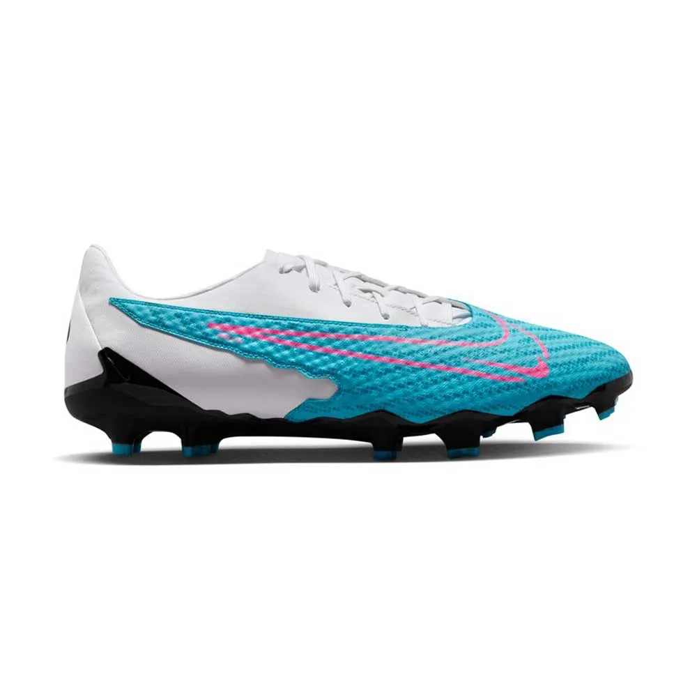 All Gender Phantom GX Academy Soccer Shoe MG - Baltic Blue/Pink Blast/White - Regular (D)