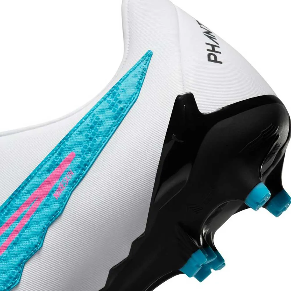 All Gender Phantom GX Academy Soccer Shoe MG - Baltic Blue/Pink Blast/White - Regular (D)