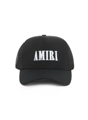 AMIRI  Cotton logo baseball cap - Black