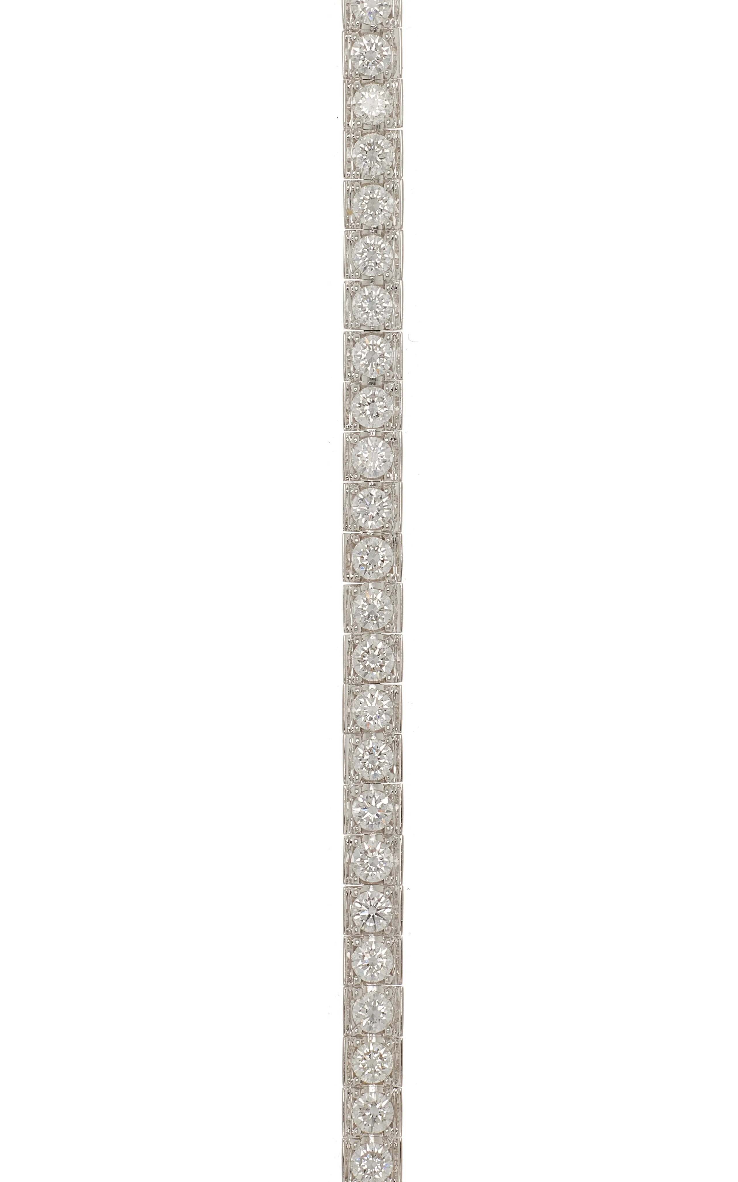 Anita Ko 18K White Gold Diamond Tennis Bracelet