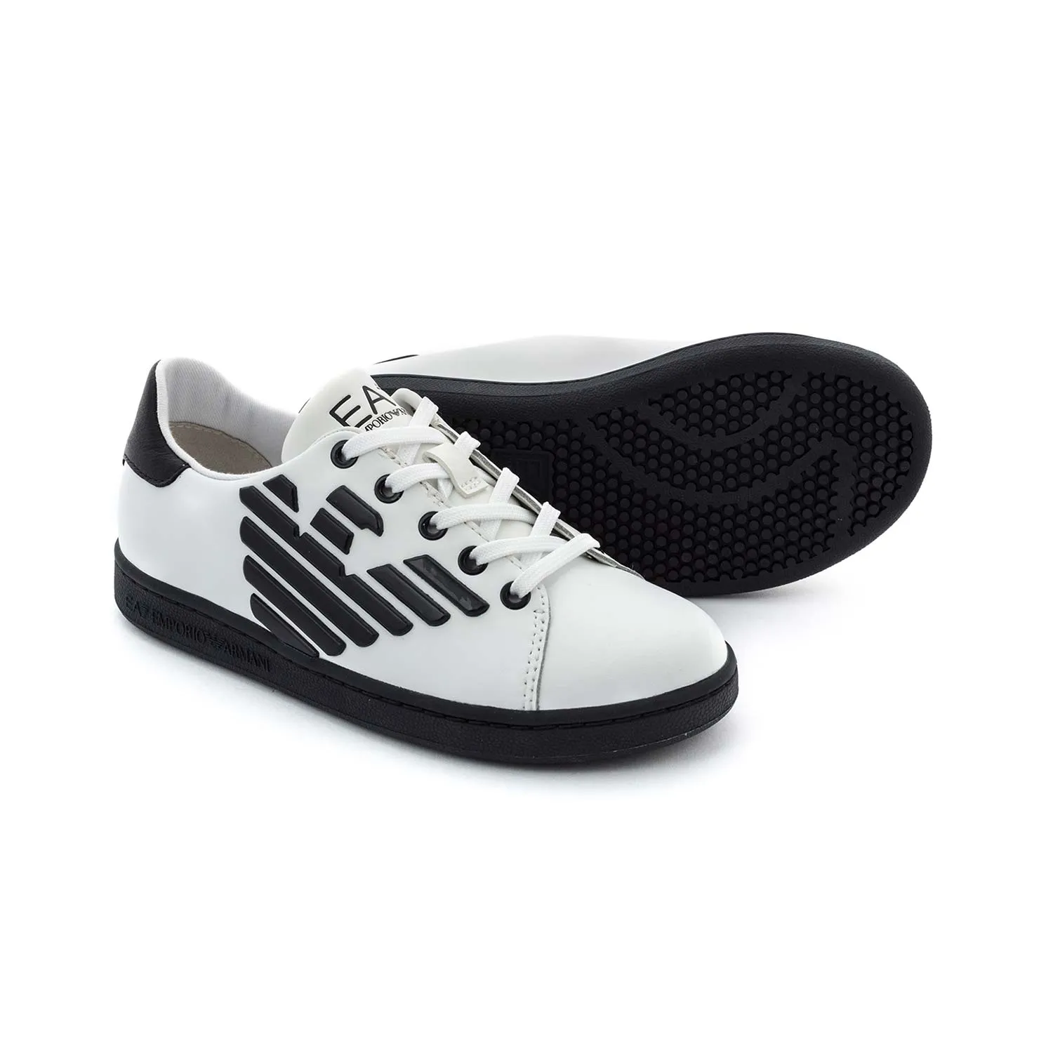 Armani Junior Sneakers With Logo For Boys