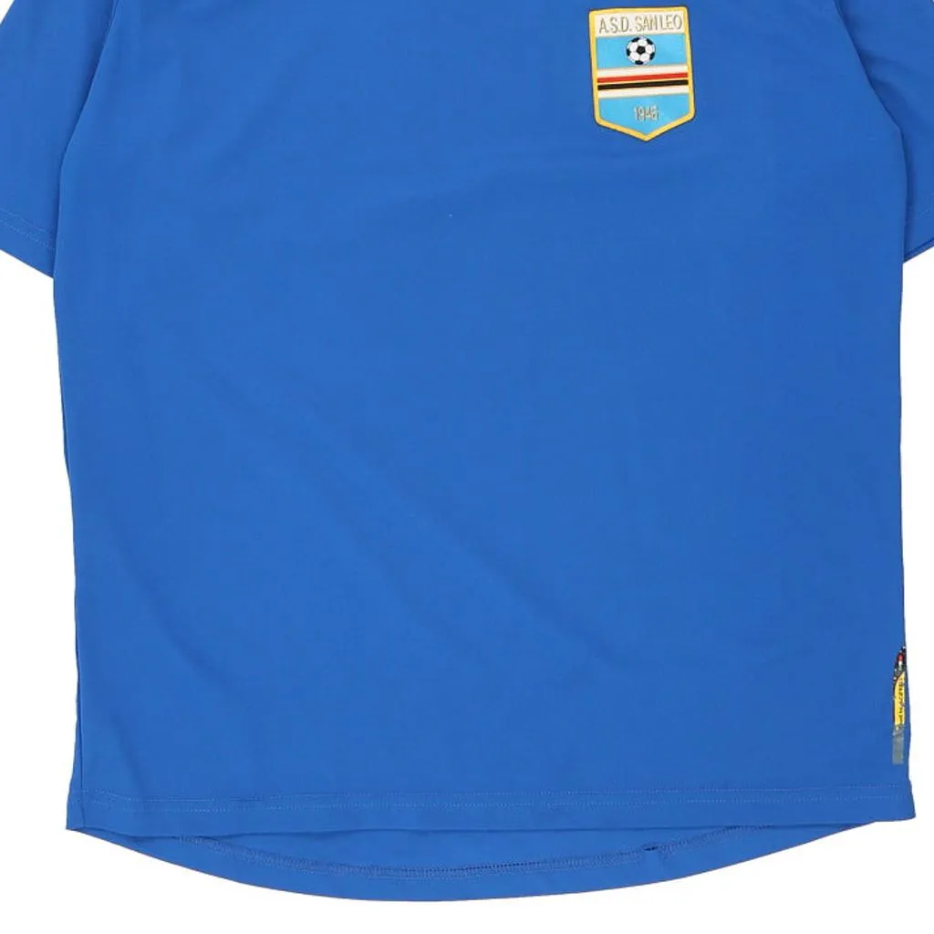 ASD San Leo Acerbis Football Shirt - Large Blue Polyester