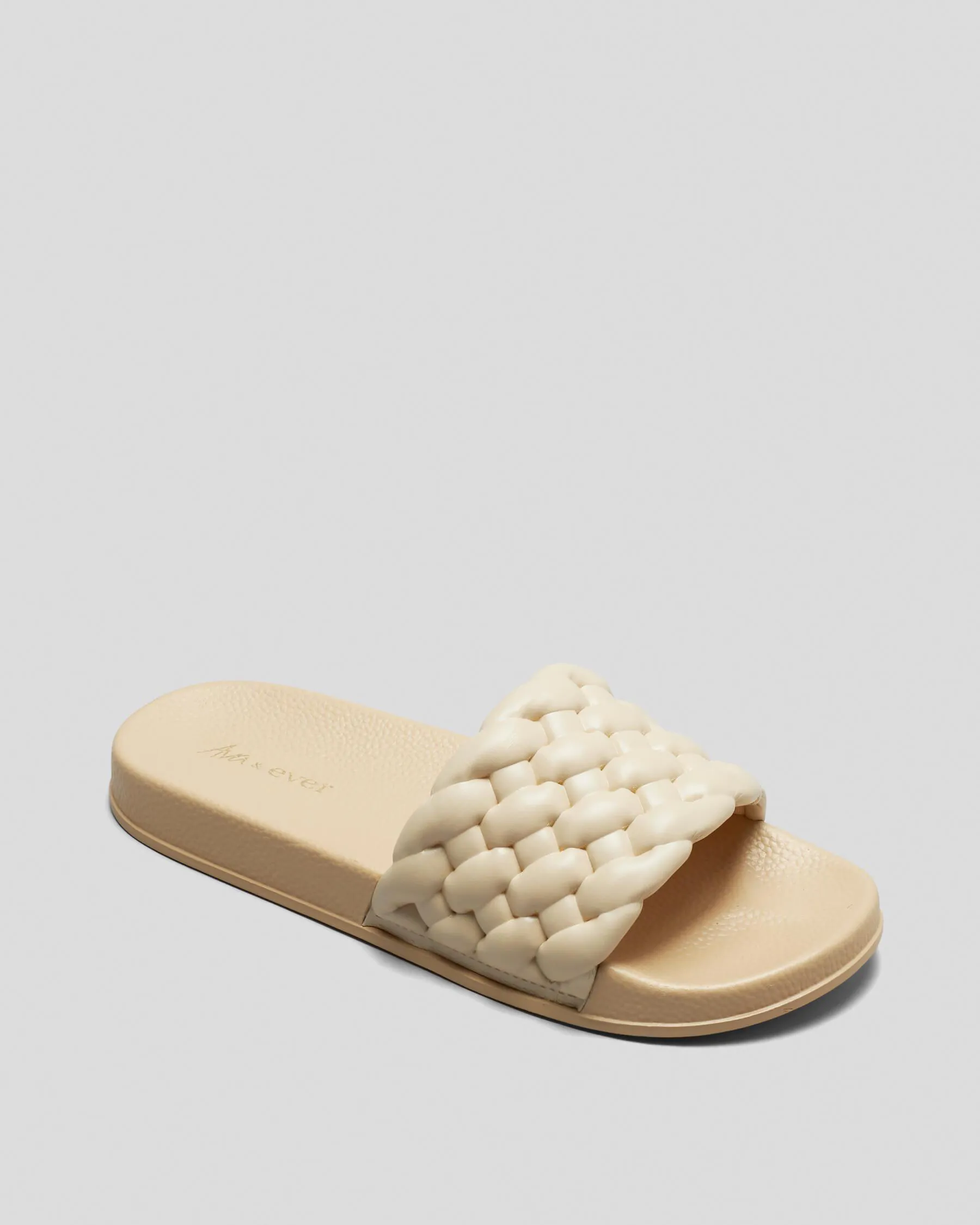 Ava And Ever Lexi Plait Slide Sandals