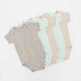 Baby Boys 2 Pack Short Sleeve Vest - Mint