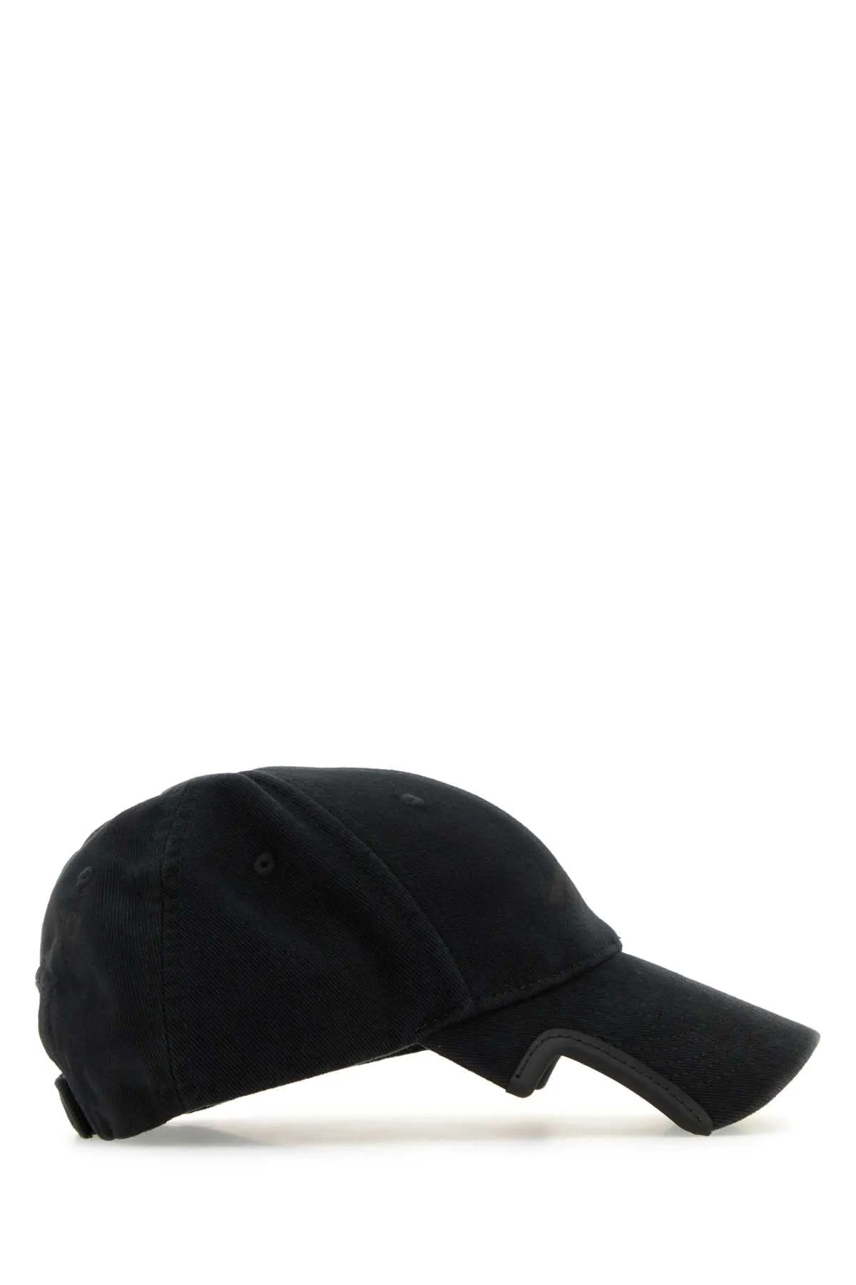 Balenciaga Black Drill 3b Stencil Baseball Cap