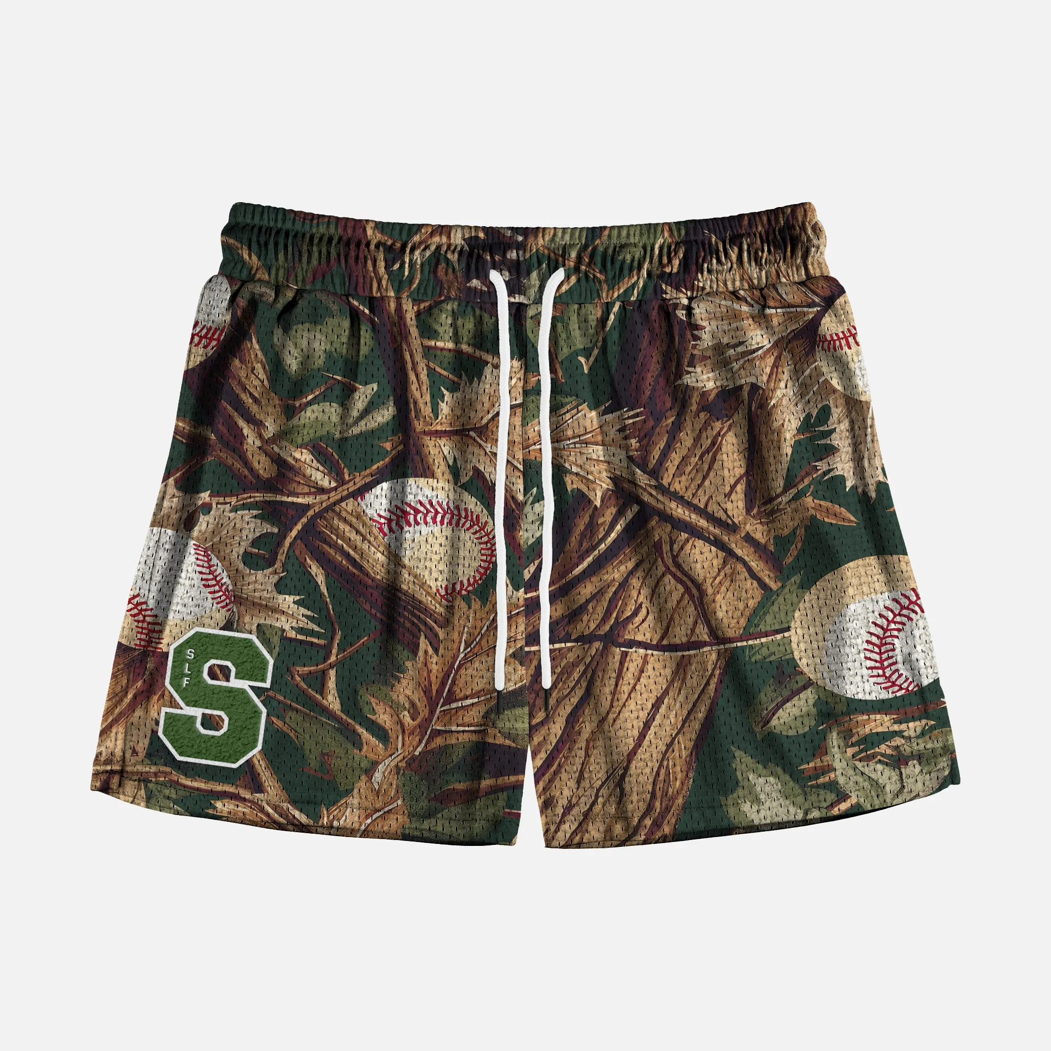 Baseball Forest Camo Shorts - 5