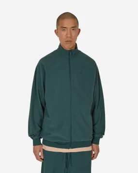 Basketball Brushed Track Top Mineral Green