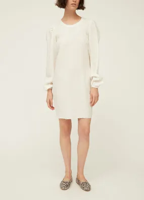 Bassike -  Tie Back Long Sleeve Dress - Dress