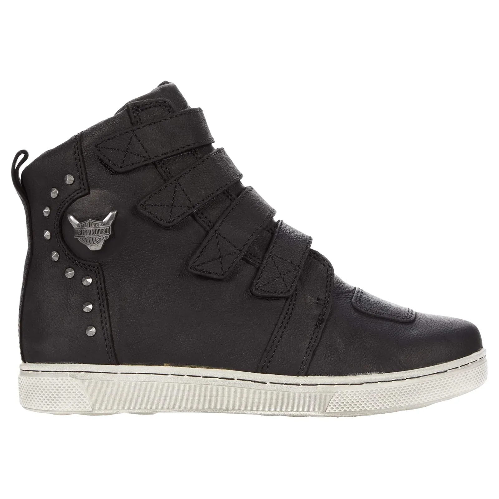 Bateman Metal Velc Leather Women's High Top Trainers - UK 7 - US 9 Women - EU 40