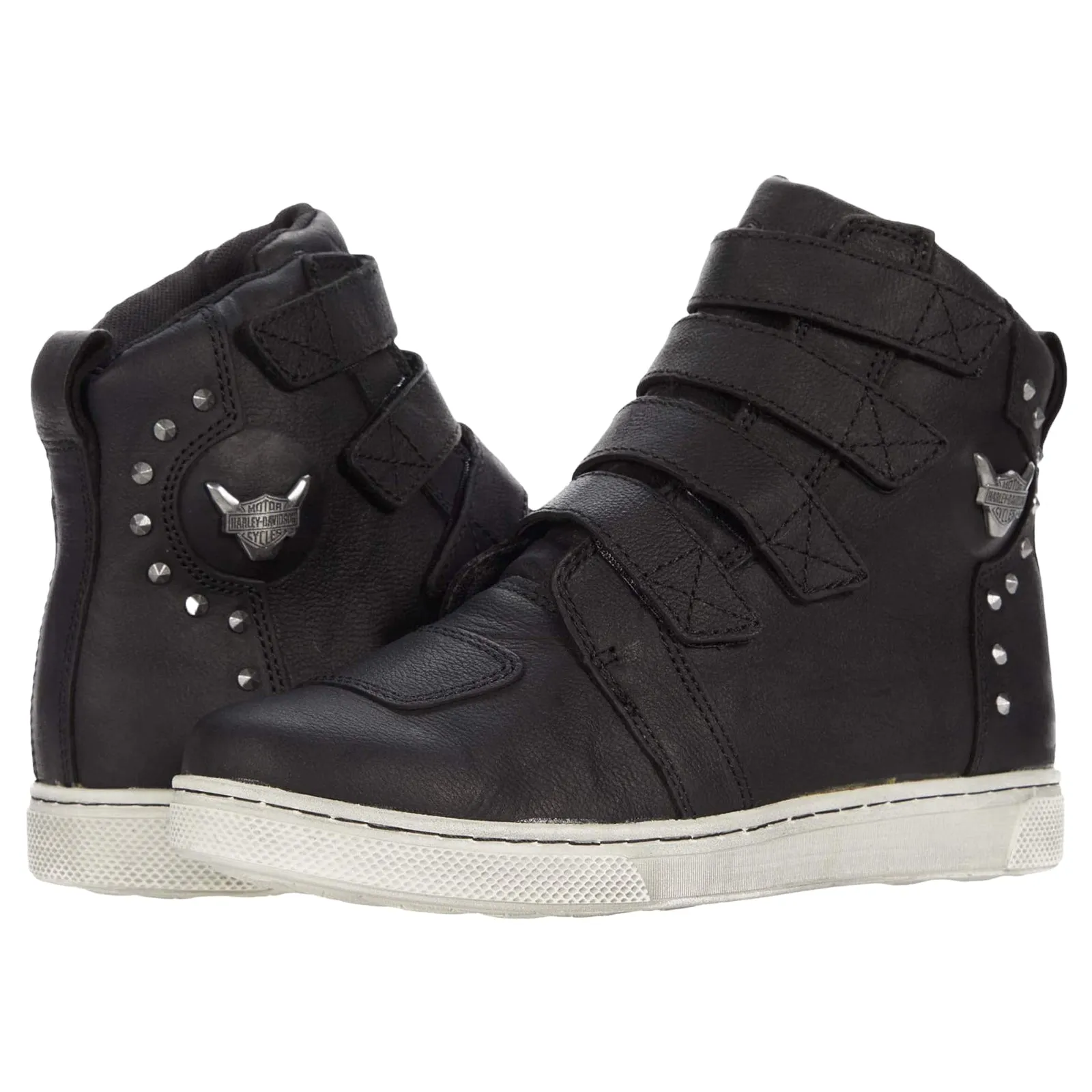 Bateman Metal Velc Leather Women's High Top Trainers - UK 7 - US 9 Women - EU 40