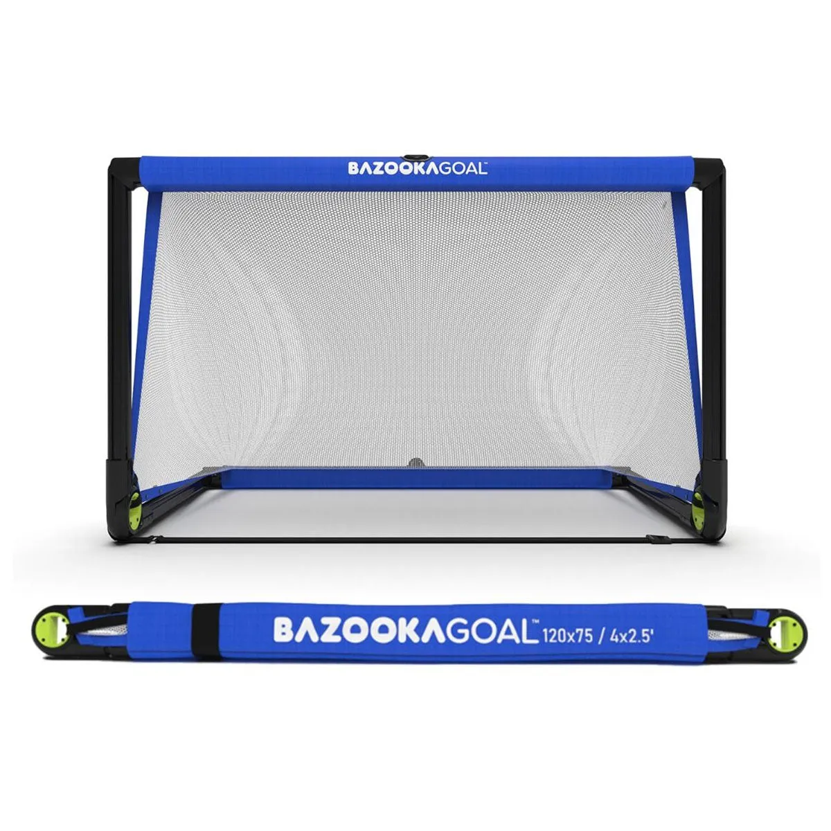 BazookaGoal Football Goals - Royal Blue/White