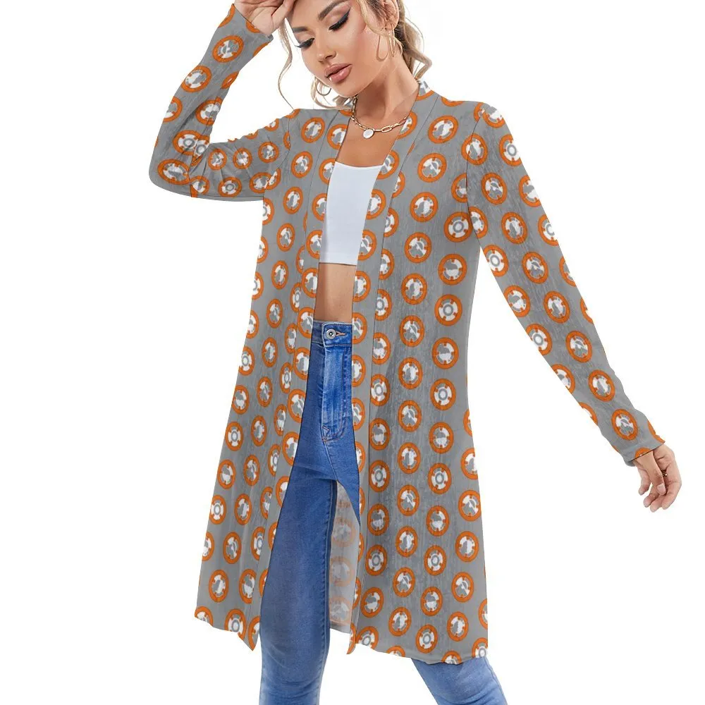 BB-8 Women's Mid-Length Cardigan