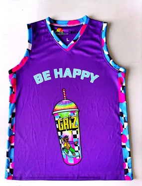 Be happy - LE basketball jersey - griz inspired collection