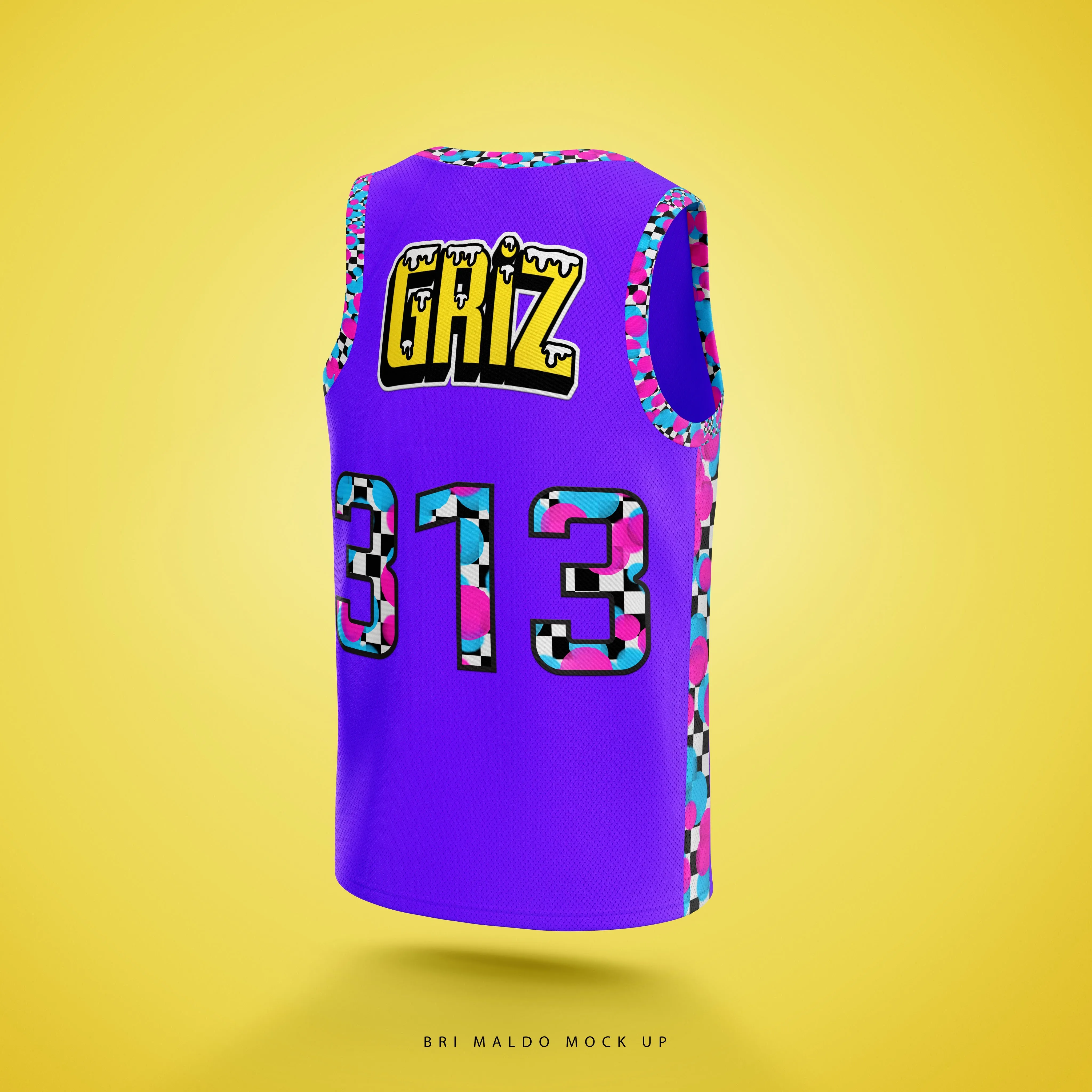 Be happy - LE basketball jersey - griz inspired collection