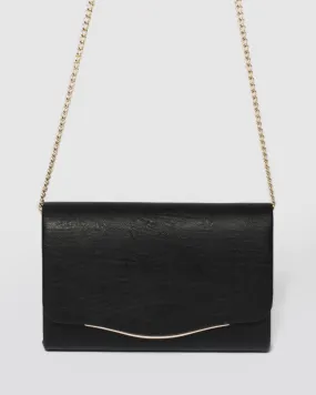 Black Adele Evening Clutch Bag