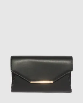 Black Brianna Eve Clutch Bag