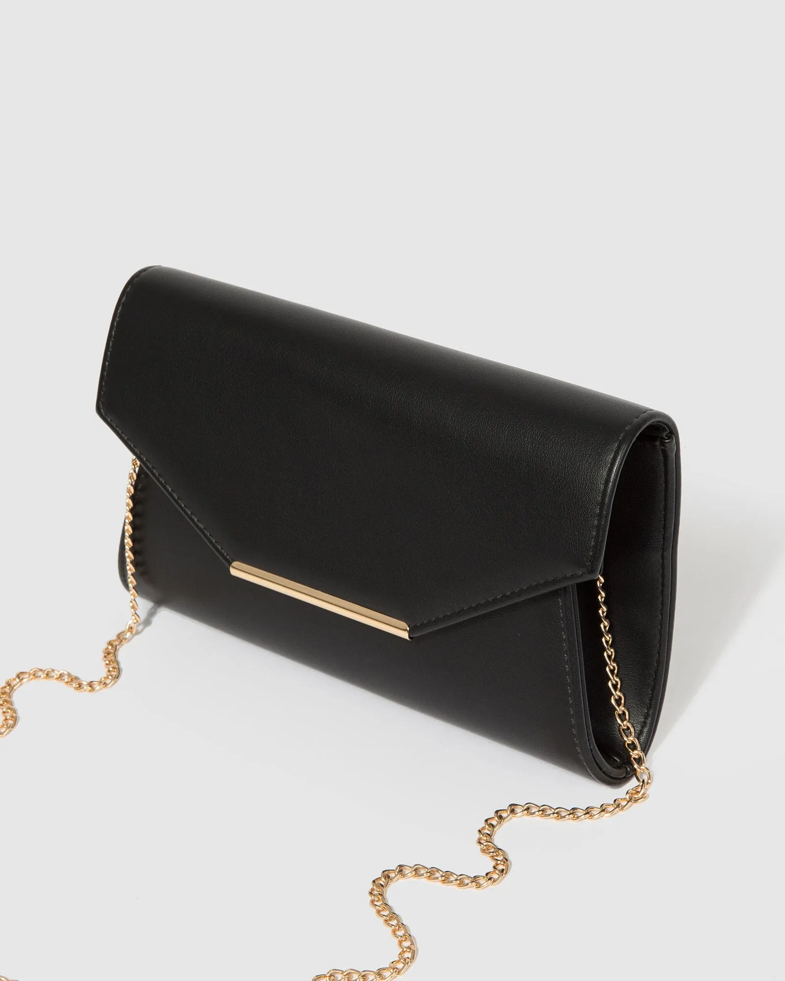 Black Brianna Eve Clutch Bag