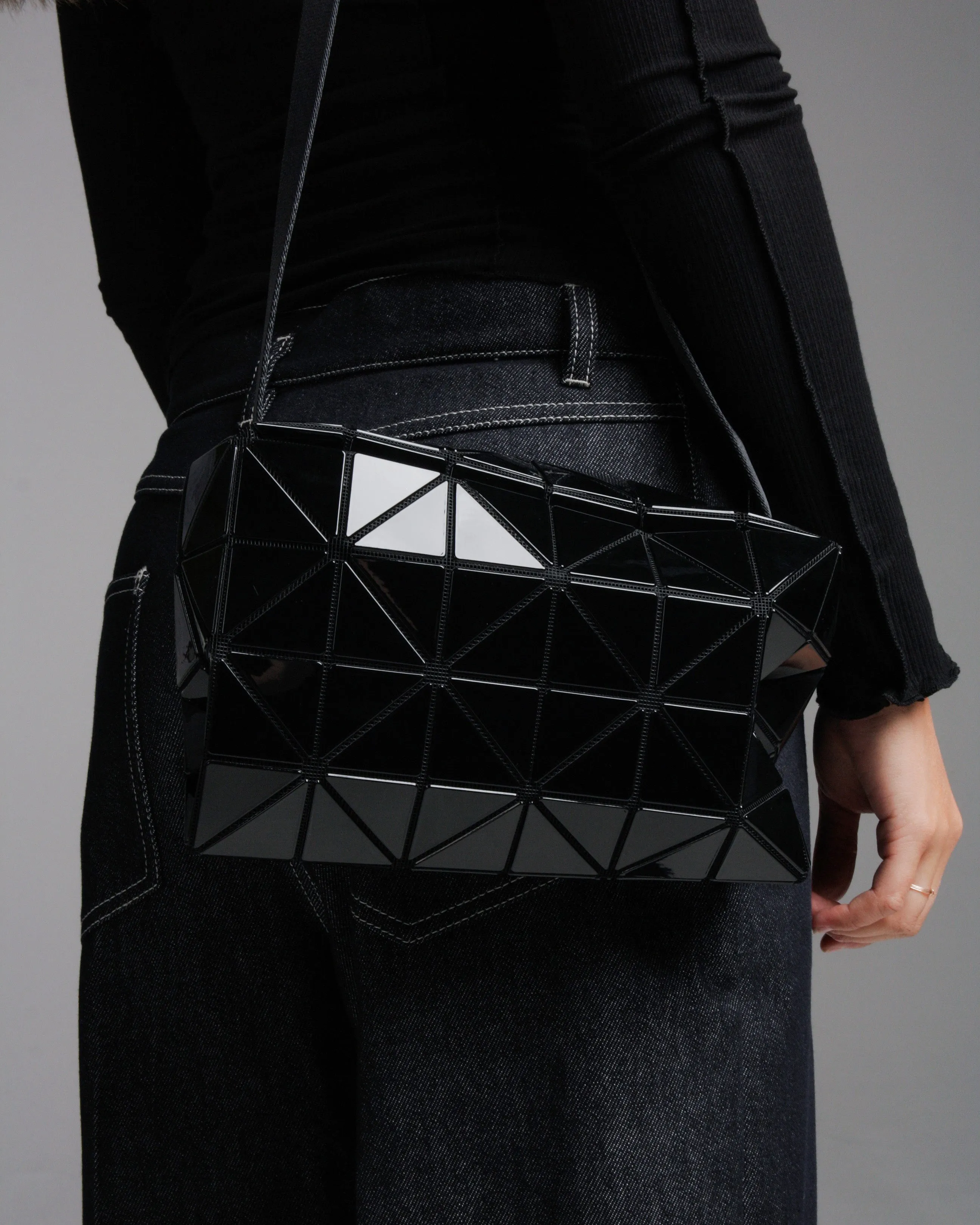 Black Carton Shoulder Bag