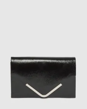 Black Lila II Envelope Clutch Bag