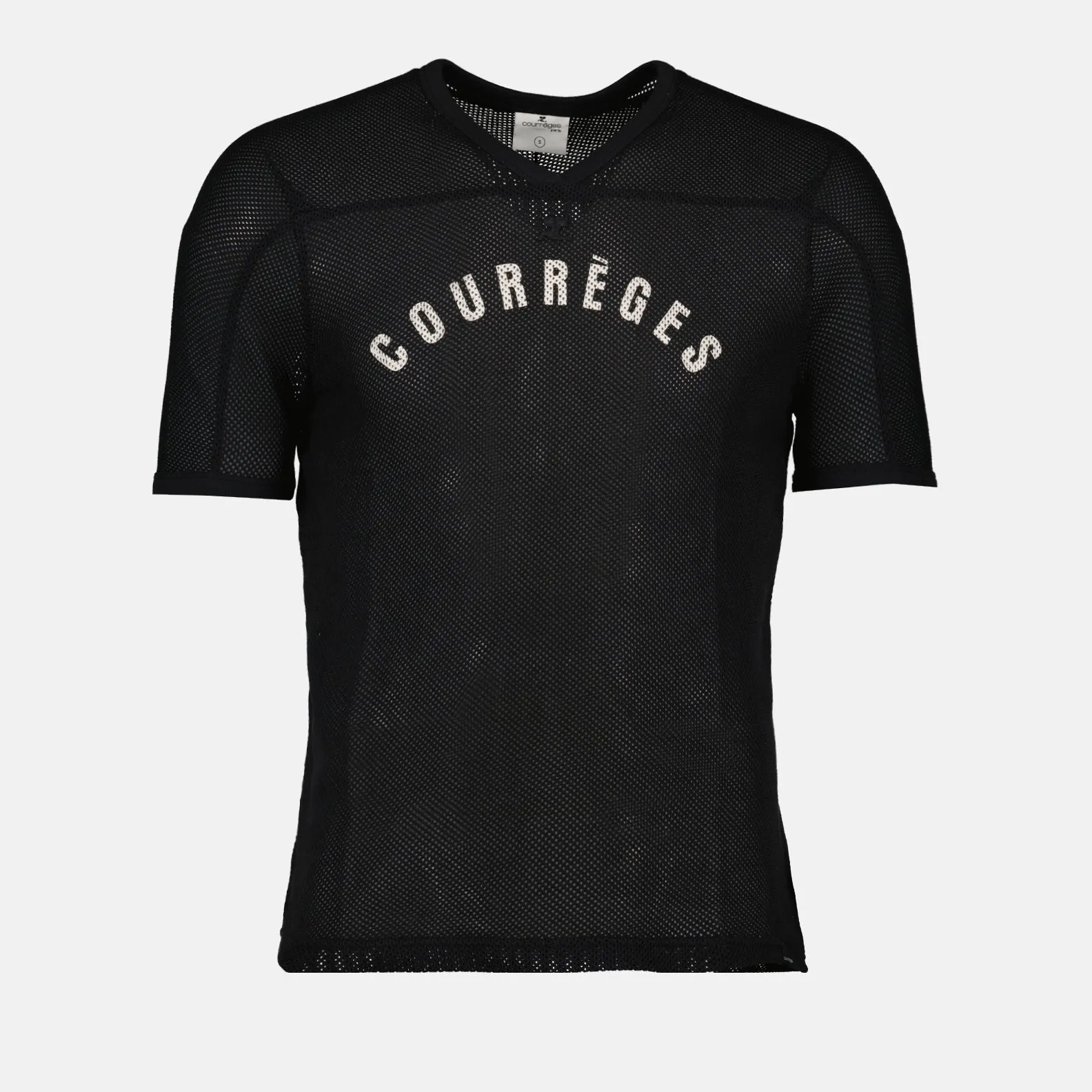 Black Mesh Baseball T-shirt