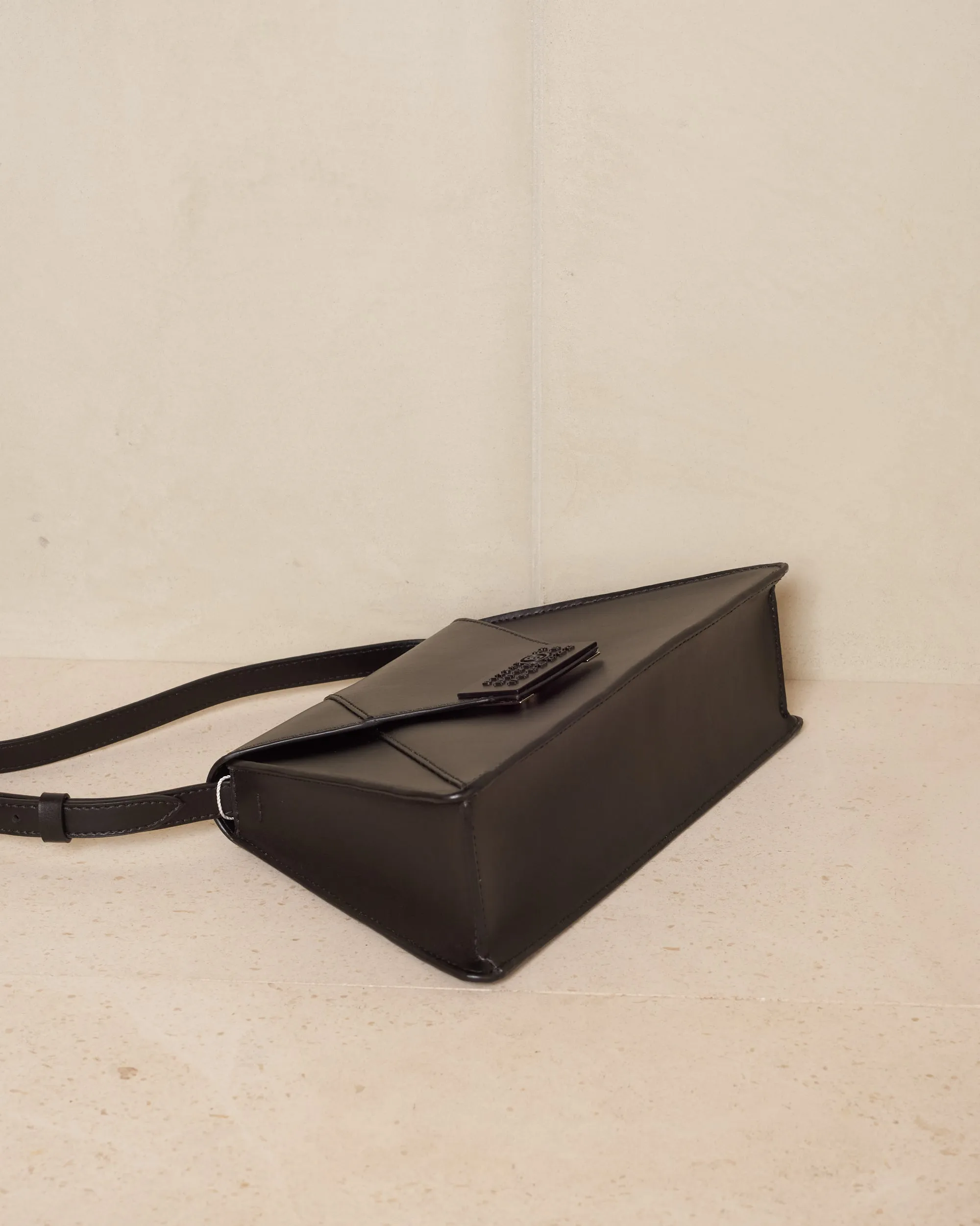 Black Numeric Shoulder Bag