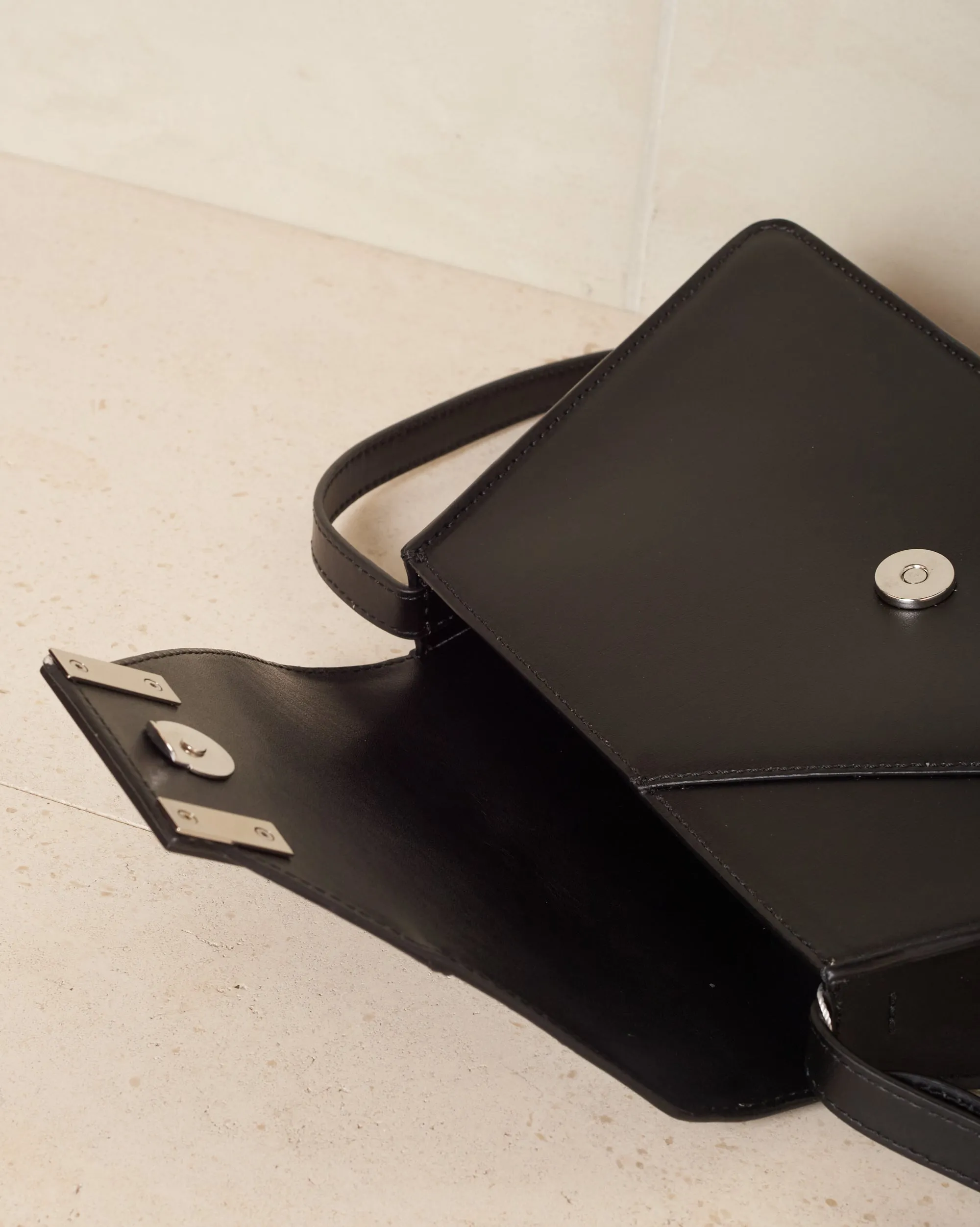 Black Numeric Shoulder Bag