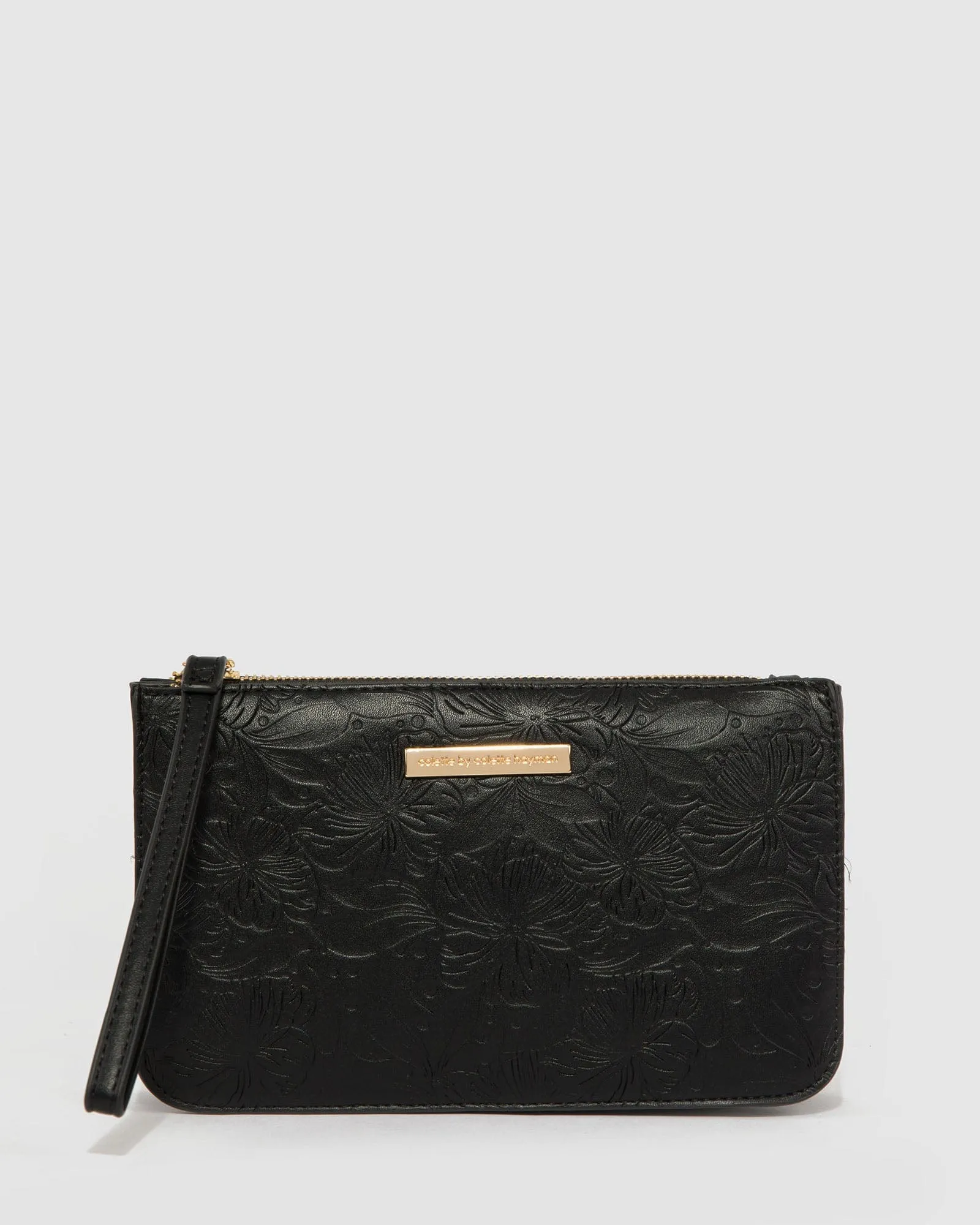 Black Willow Wristlet Clutch Bag