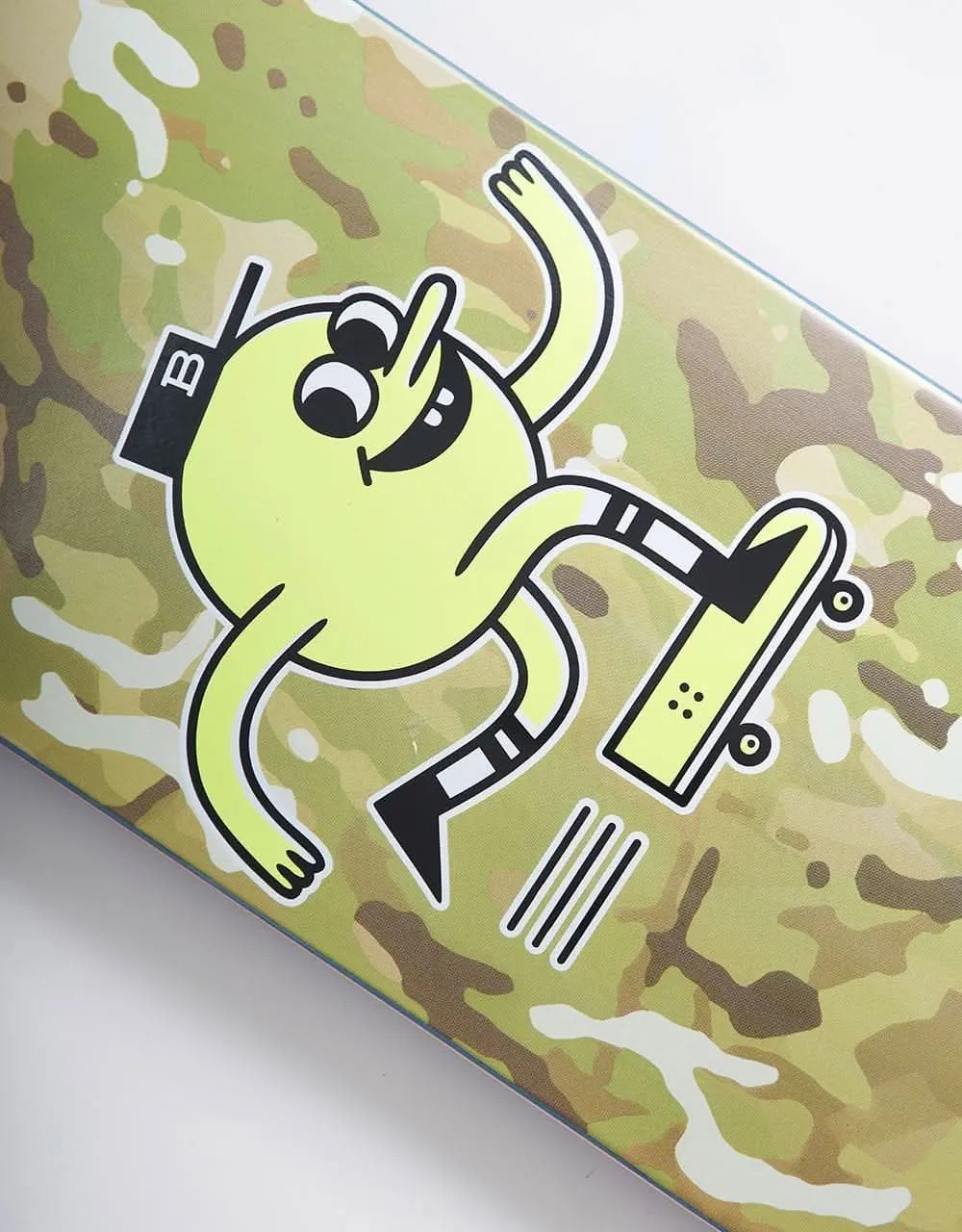 Blast Skates Crust Explorer Mascot 'Twintail' Skateboard Deck