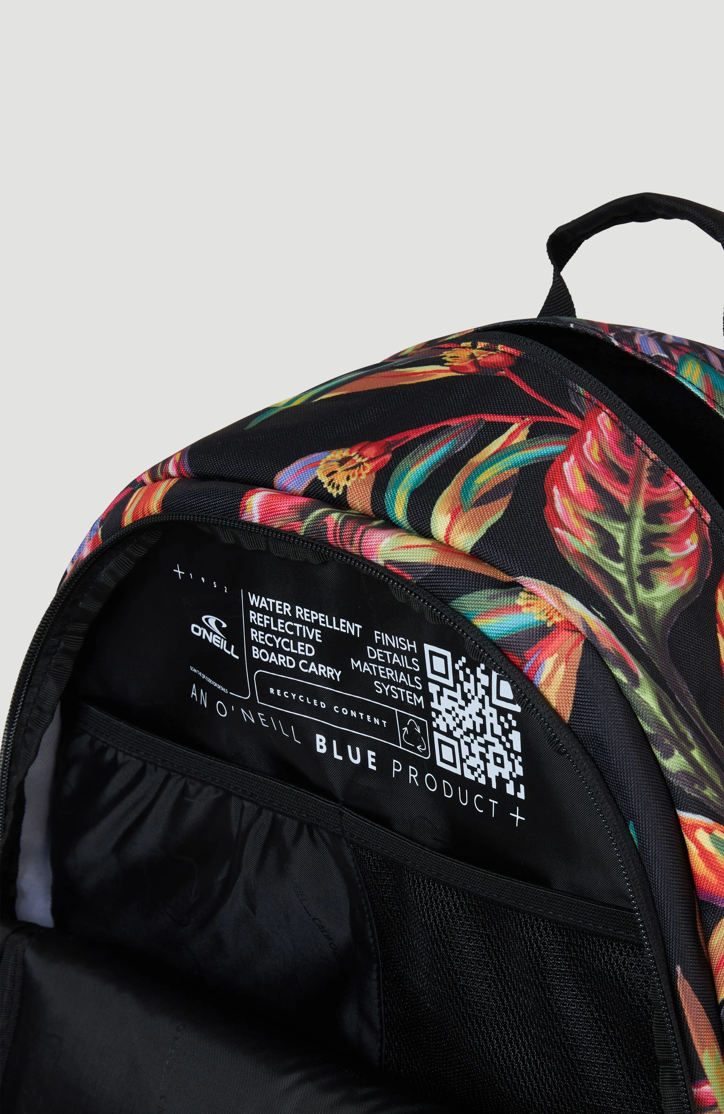 Boarder Backpack | Black Flower