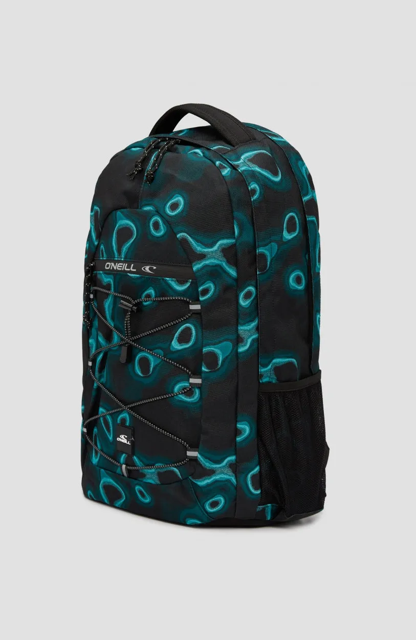 Boarder Plus Backpack | Blue Heat Map