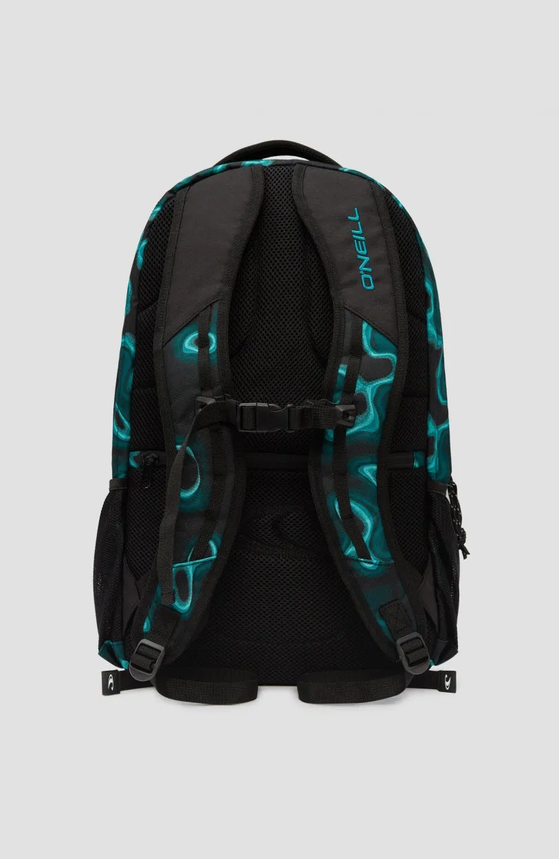 Boarder Plus Backpack | Blue Heat Map