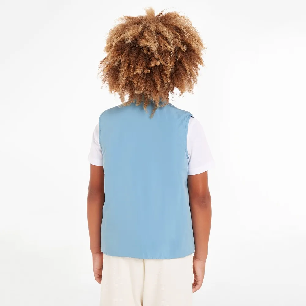 Boys Blue Badge Light Padded Vest