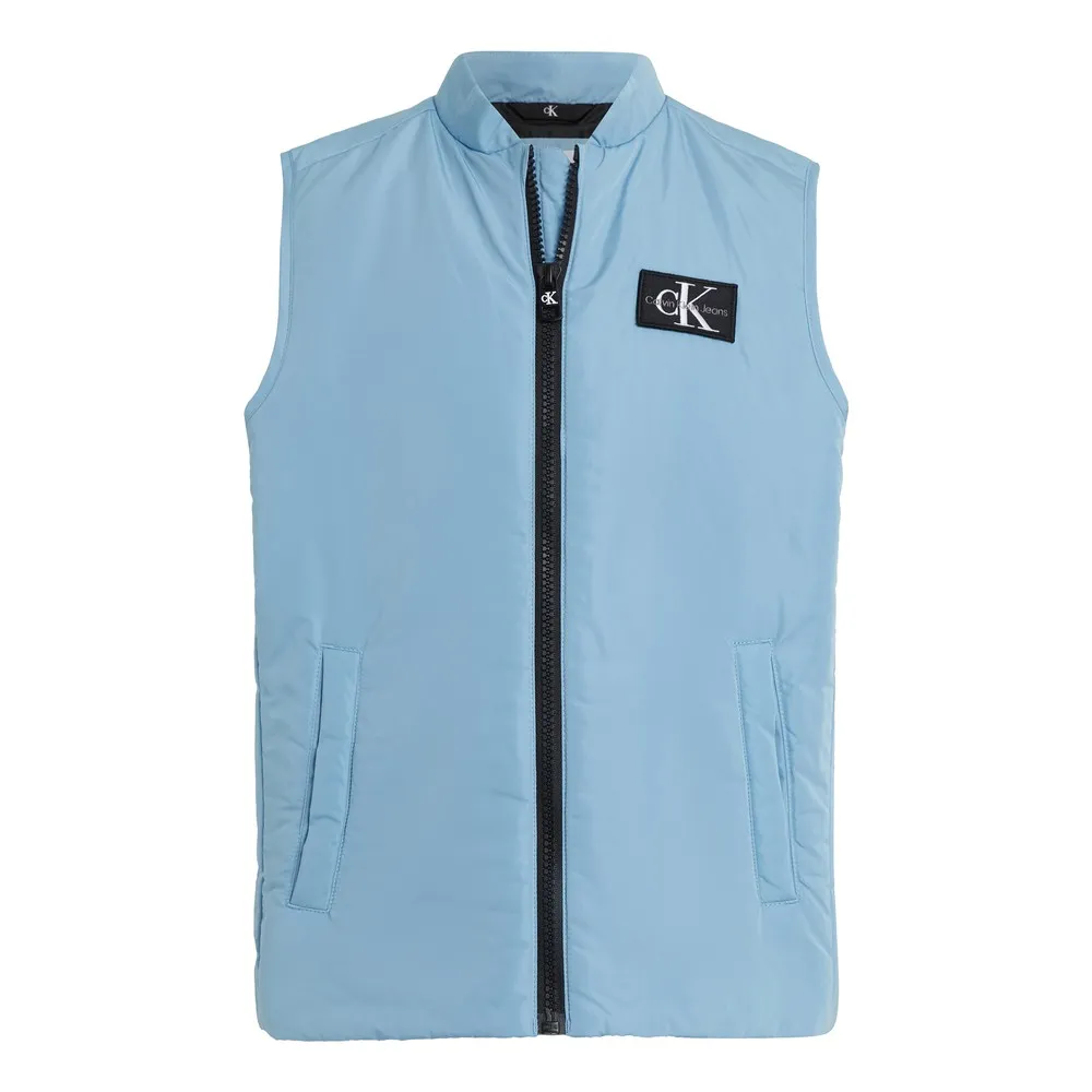 Boys Blue Badge Light Padded Vest