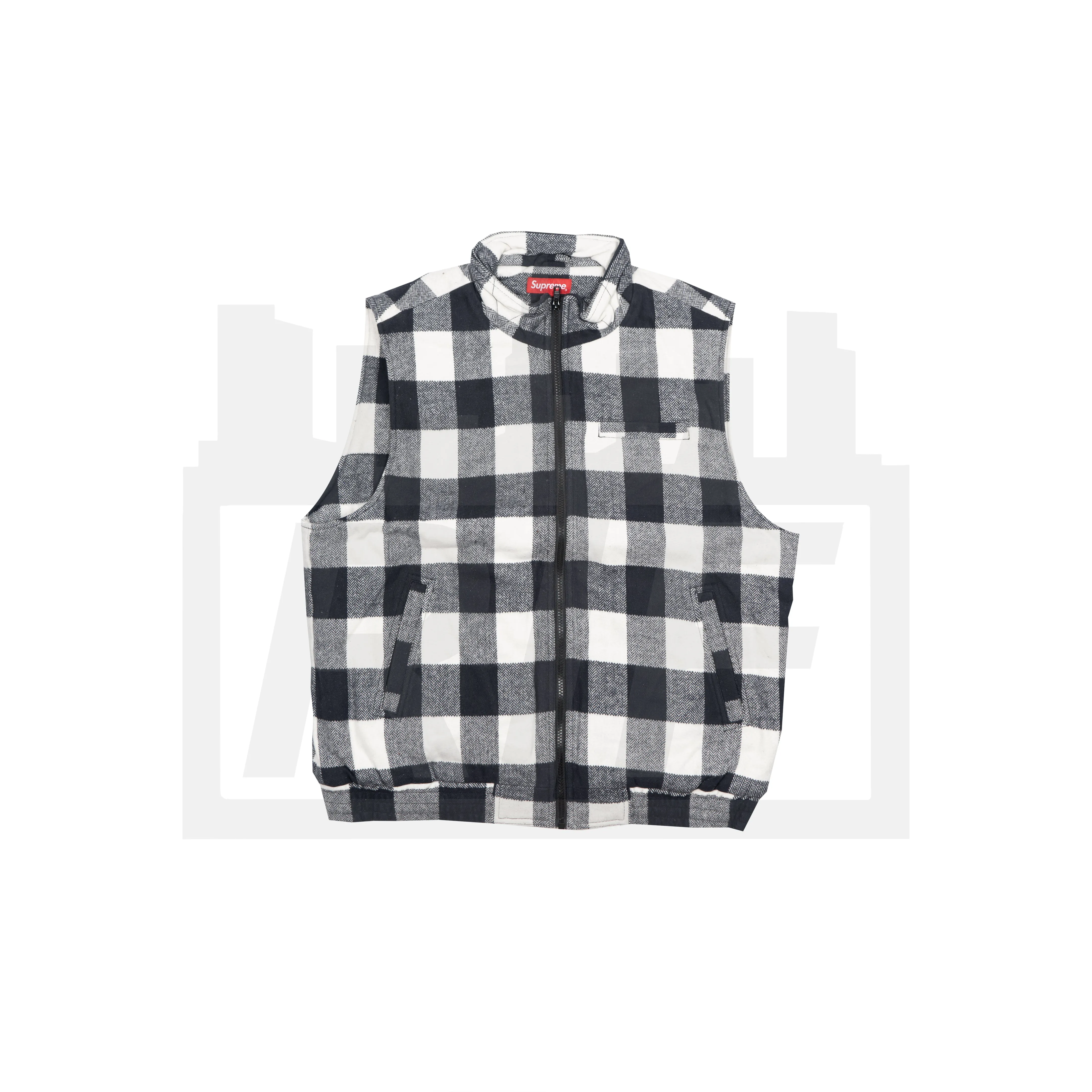 Buffalo Plaid Vest (F/W14) Grey