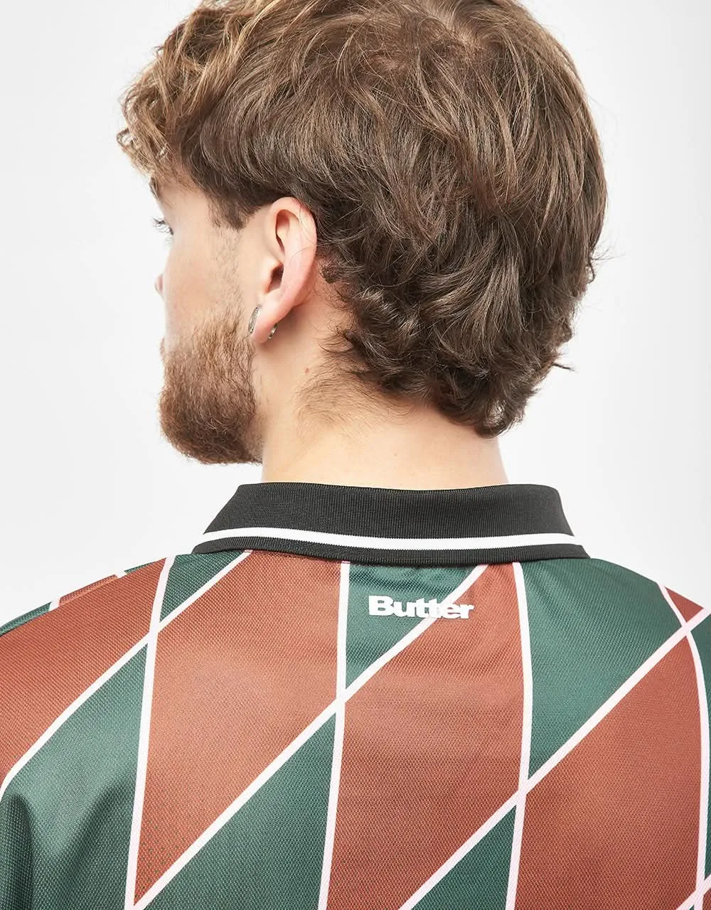 Butter Goods Football Jersey - Green/Brown