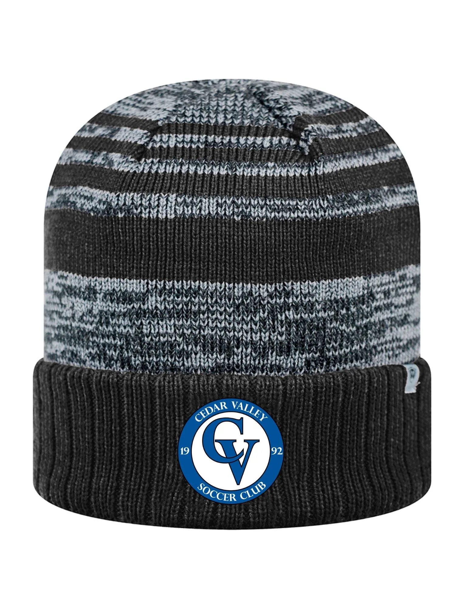 Cedar Valley Soccer Club - Top Of The World Adult Echo Knit Cap