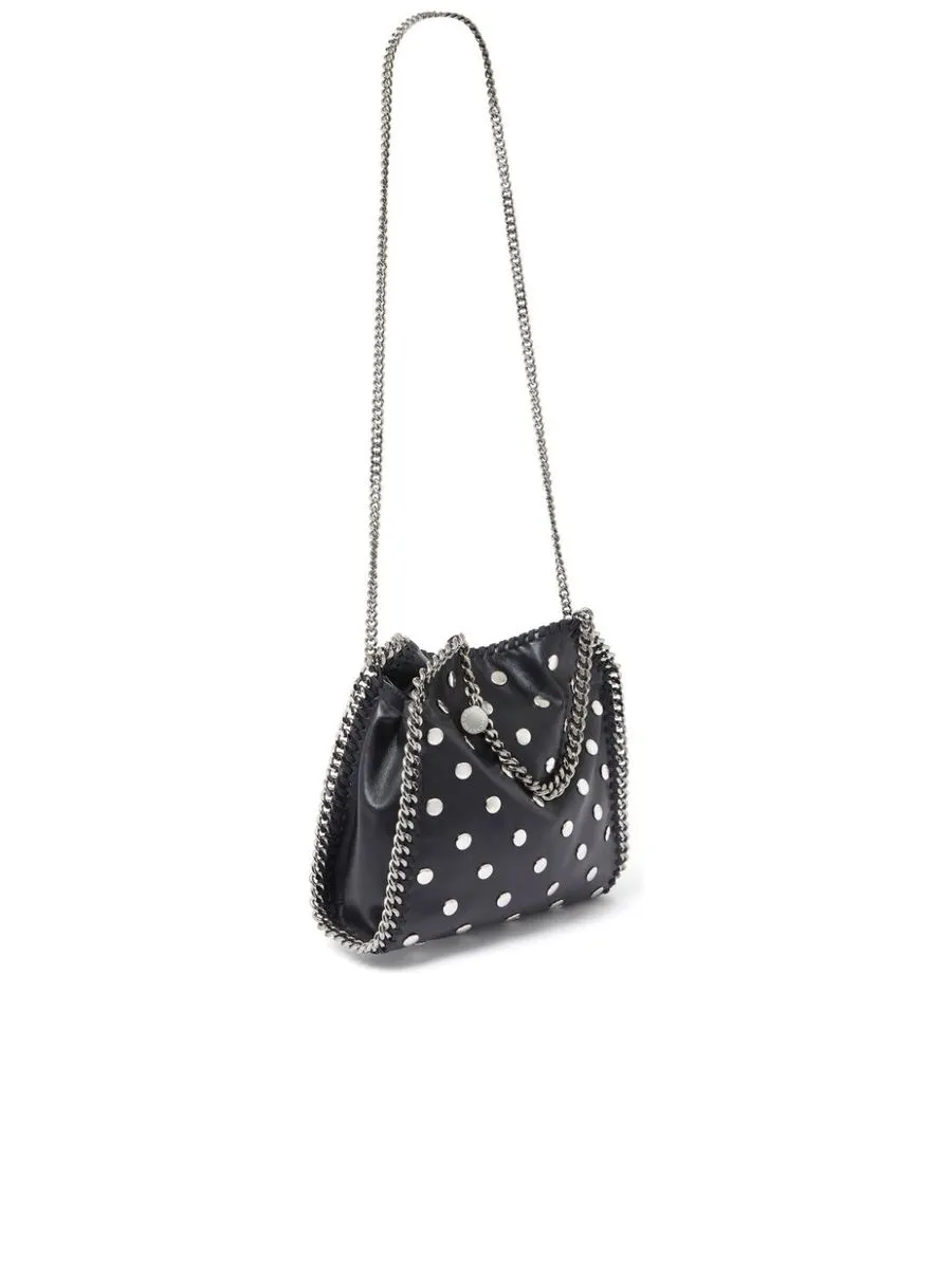 Chainlink Stud Design Shoulder Bag