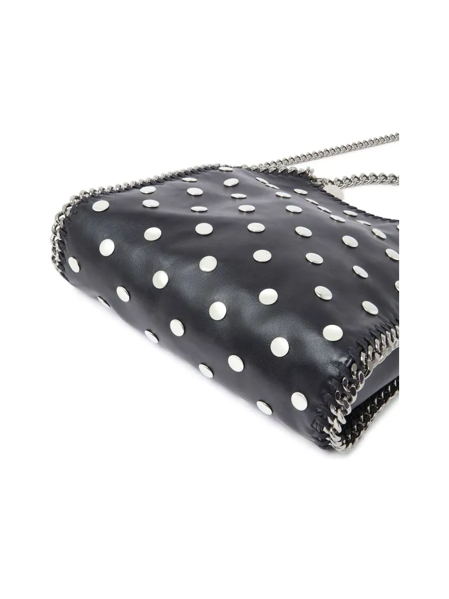 Chainlink Stud Design Shoulder Bag