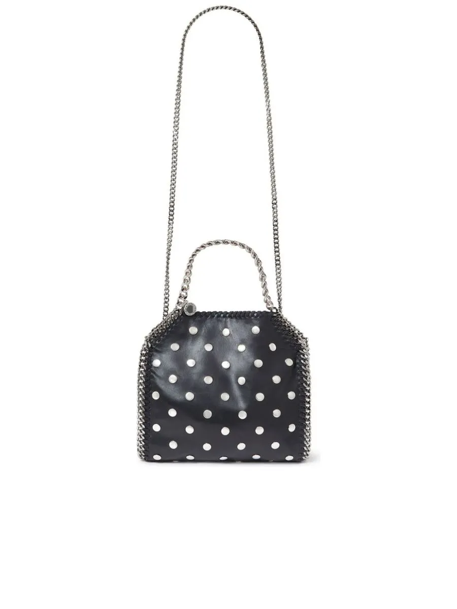 Chainlink Stud Design Shoulder Bag