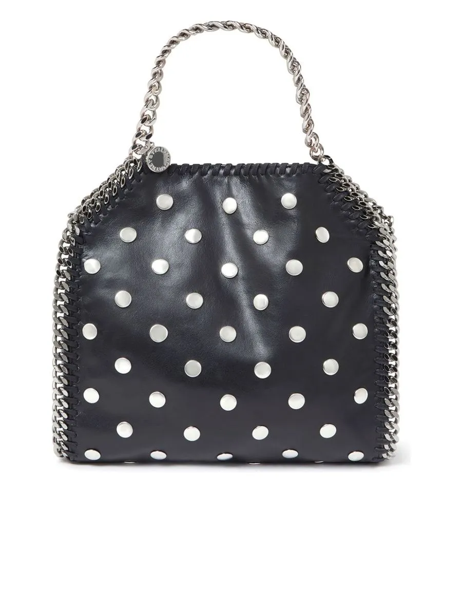 Chainlink Stud Design Shoulder Bag